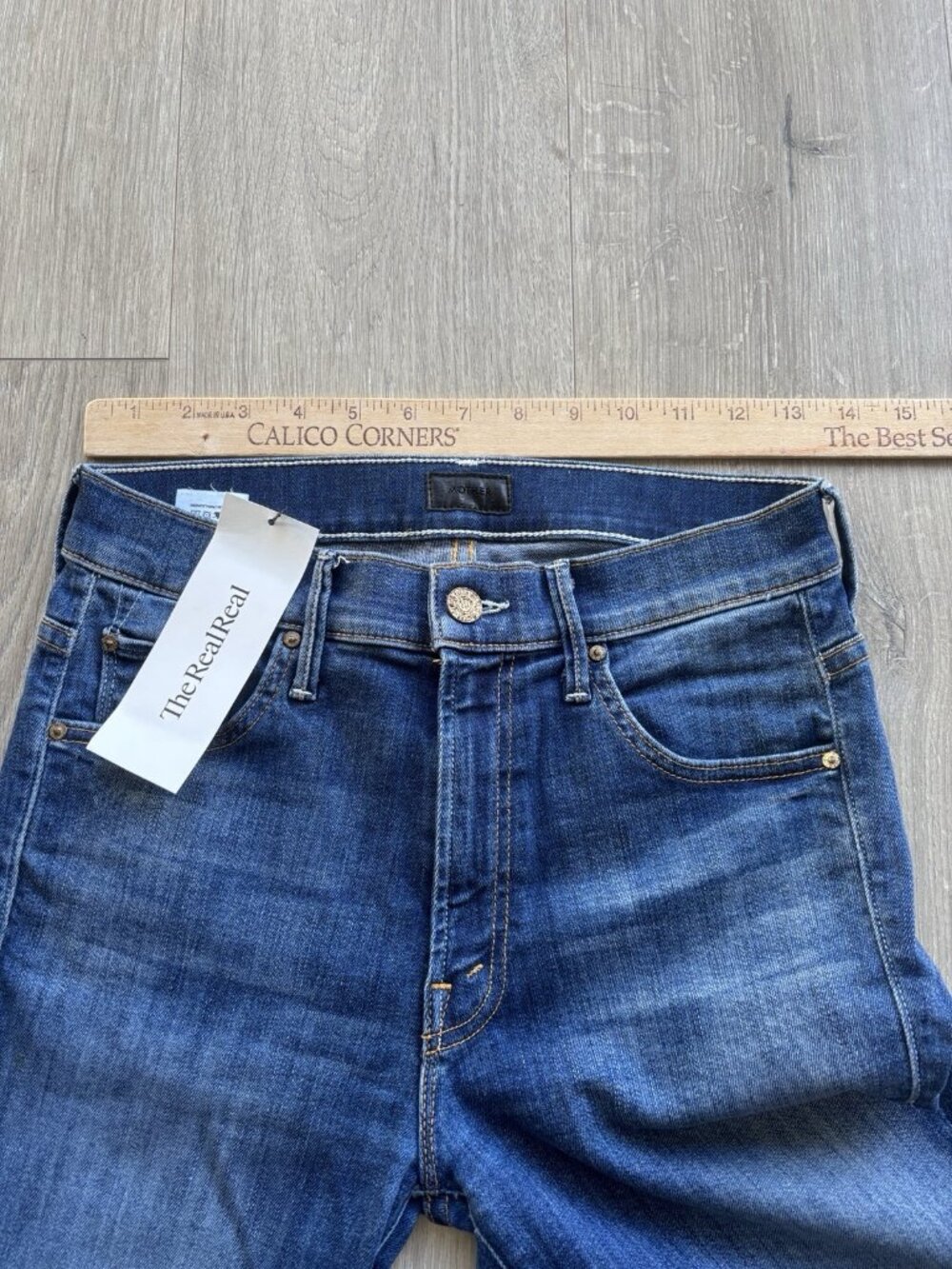 Mother "Insider Crop Step Fray" Rough Enough, Women's Jeans Size 26 - Picture 13 of 13